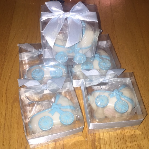 baby boy candle favors